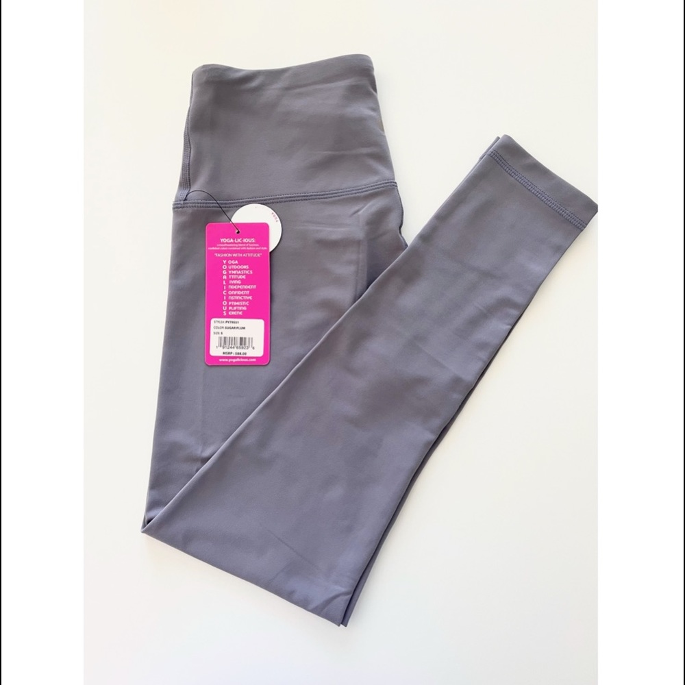 Yogalicious Nude Tech High Waist 7/8 Ankle Legging size S (color sugar plum)